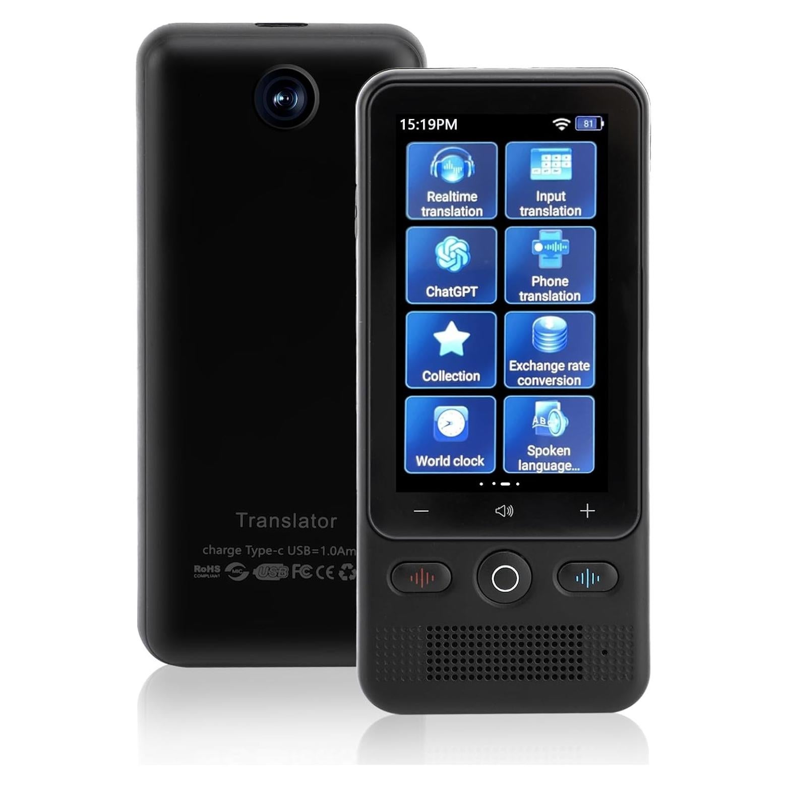 Traductor de Idiomas AI Gugxiom 138 Idiomas WiFi Offline