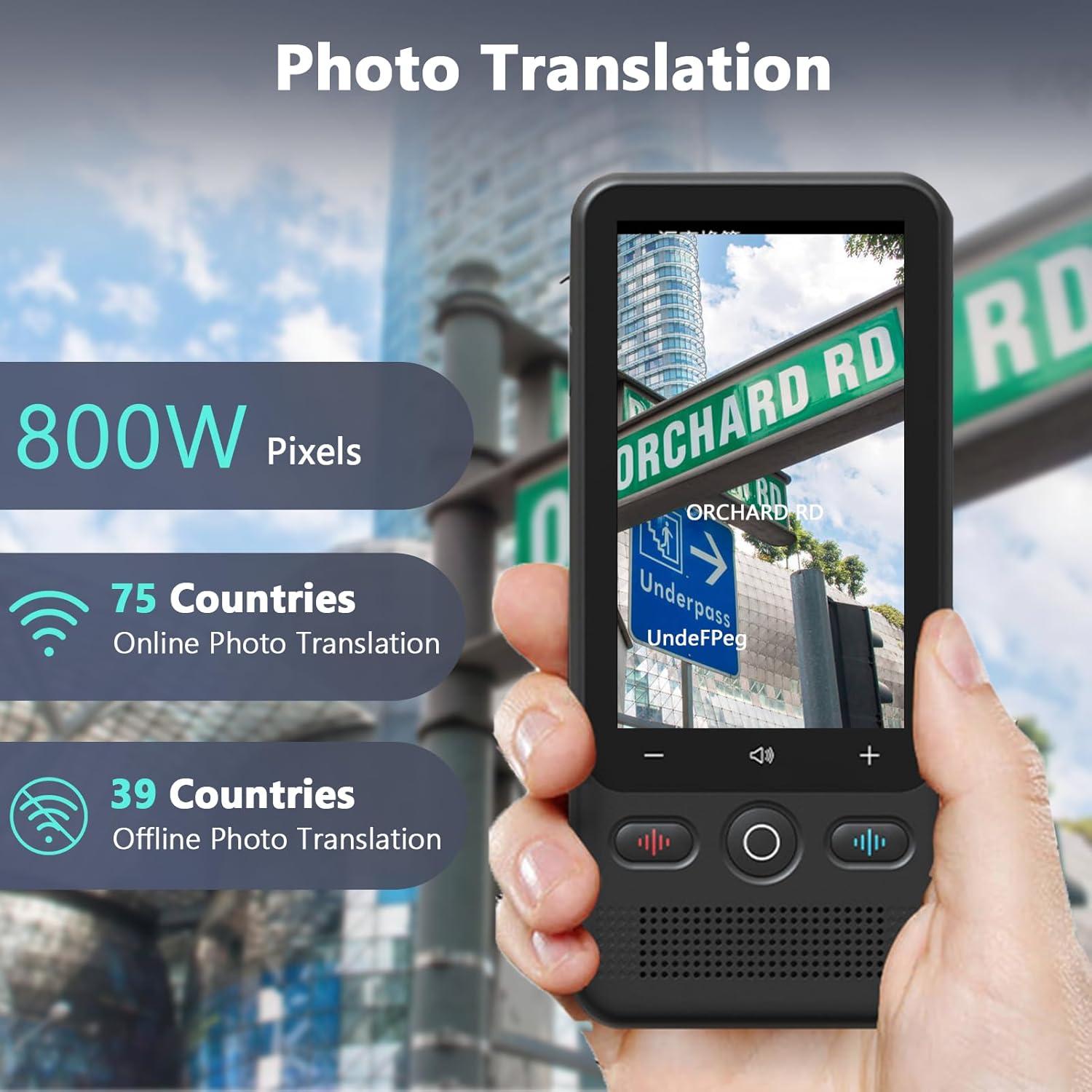 Traductor de Idiomas AI Gugxiom 138 Idiomas WiFi Offline