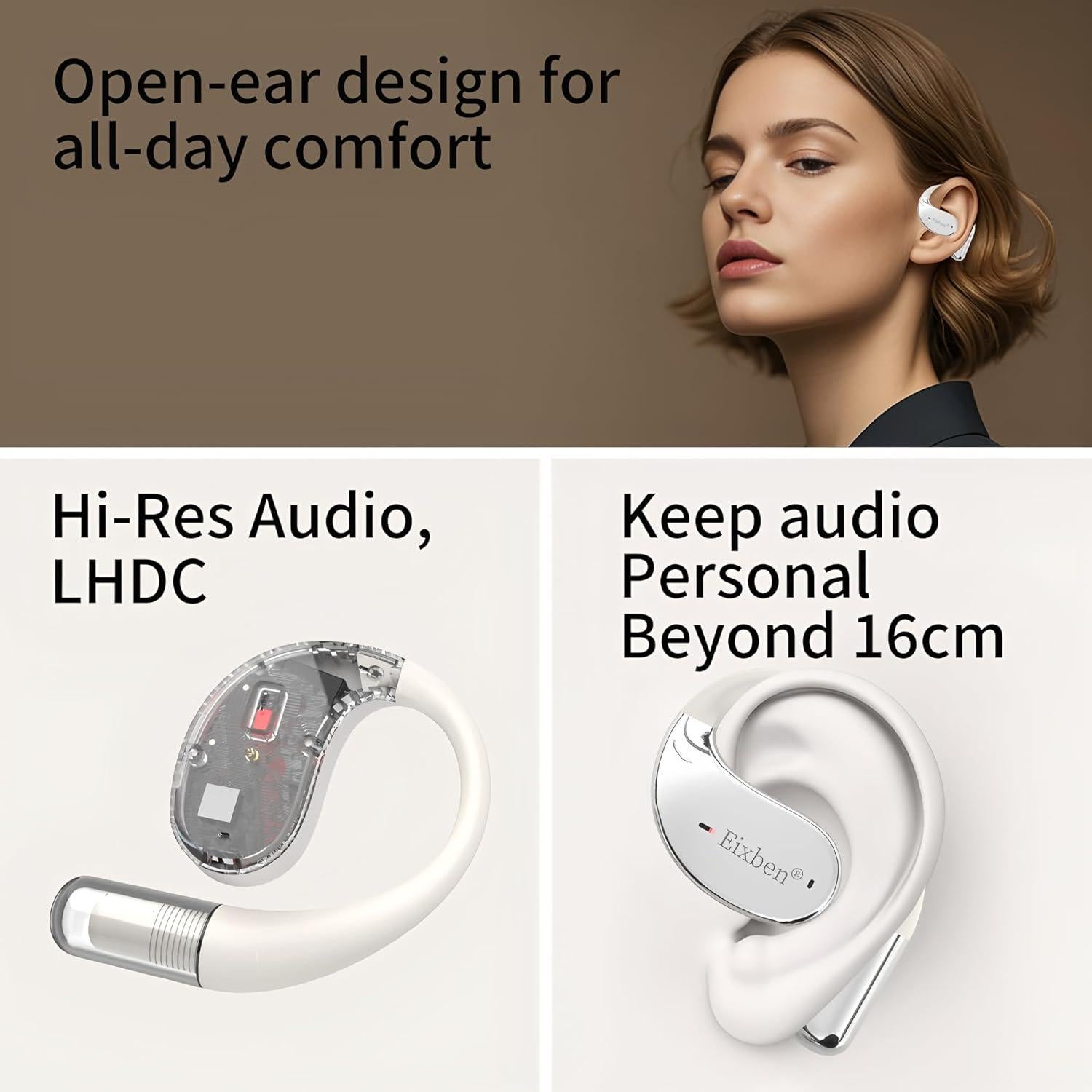 Auriculares Traductor Bluetooth JAD Q39 - 115 Idiomas, 8h Batería