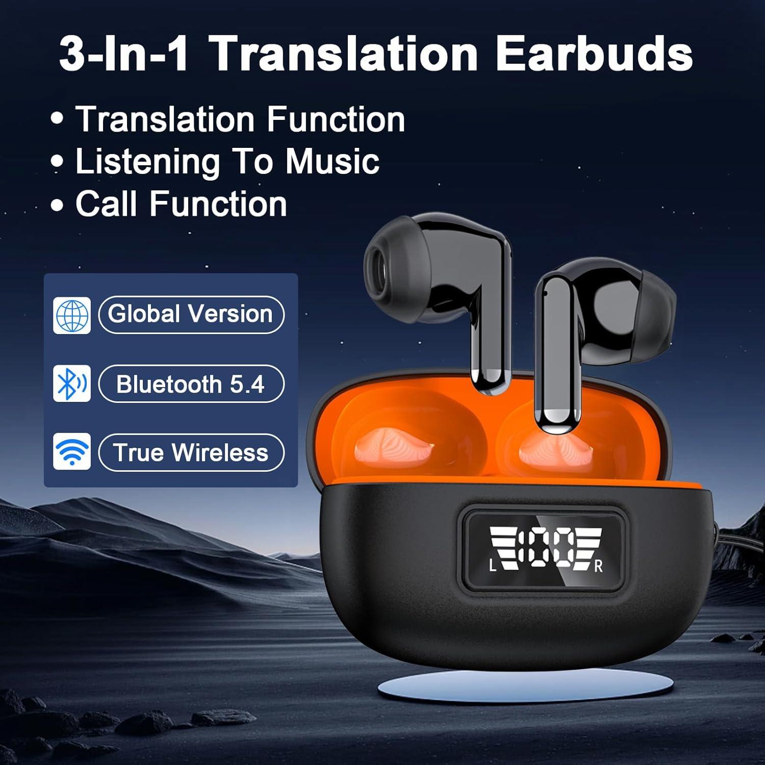 Auriculares Traductores Fexeiso M8 Bluetooth 144 Idiomas