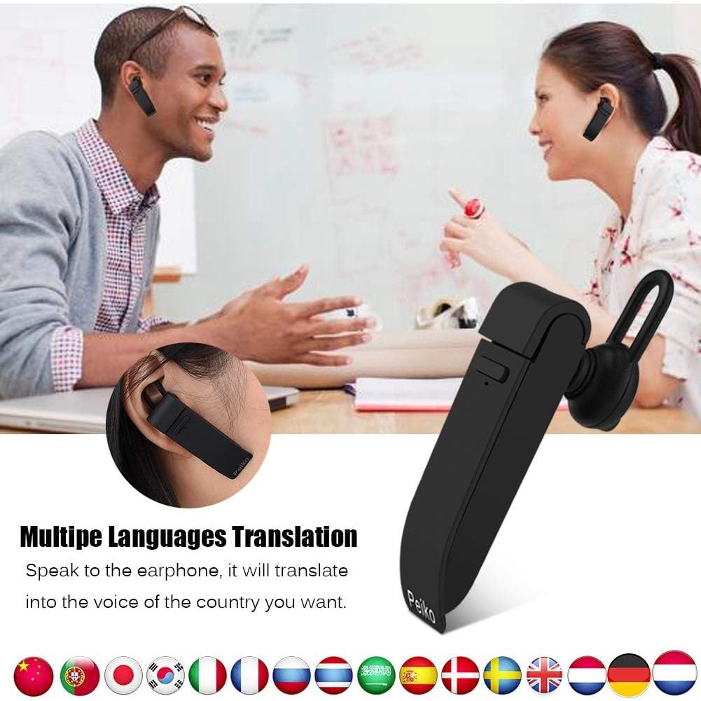 Auriculares Bluetooth ASHATA Traductor Multilingüe 25 Idiomas