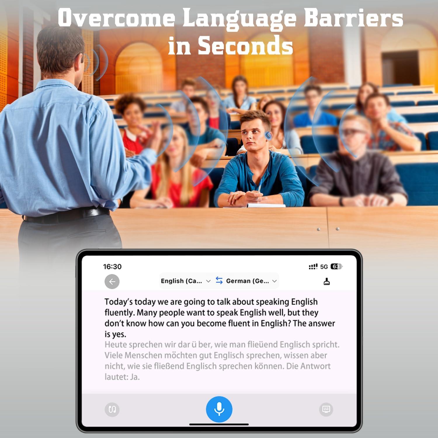 Auriculares Traductores Bluetooth LinTsing 011 144 Idiomas