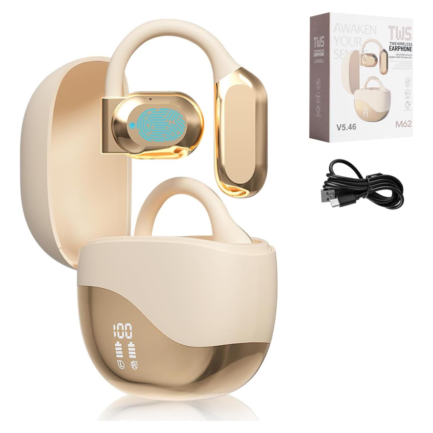 Auriculares Traductores de Idiomas Lioatyo LG01 Bluetooth 144 Idiomas