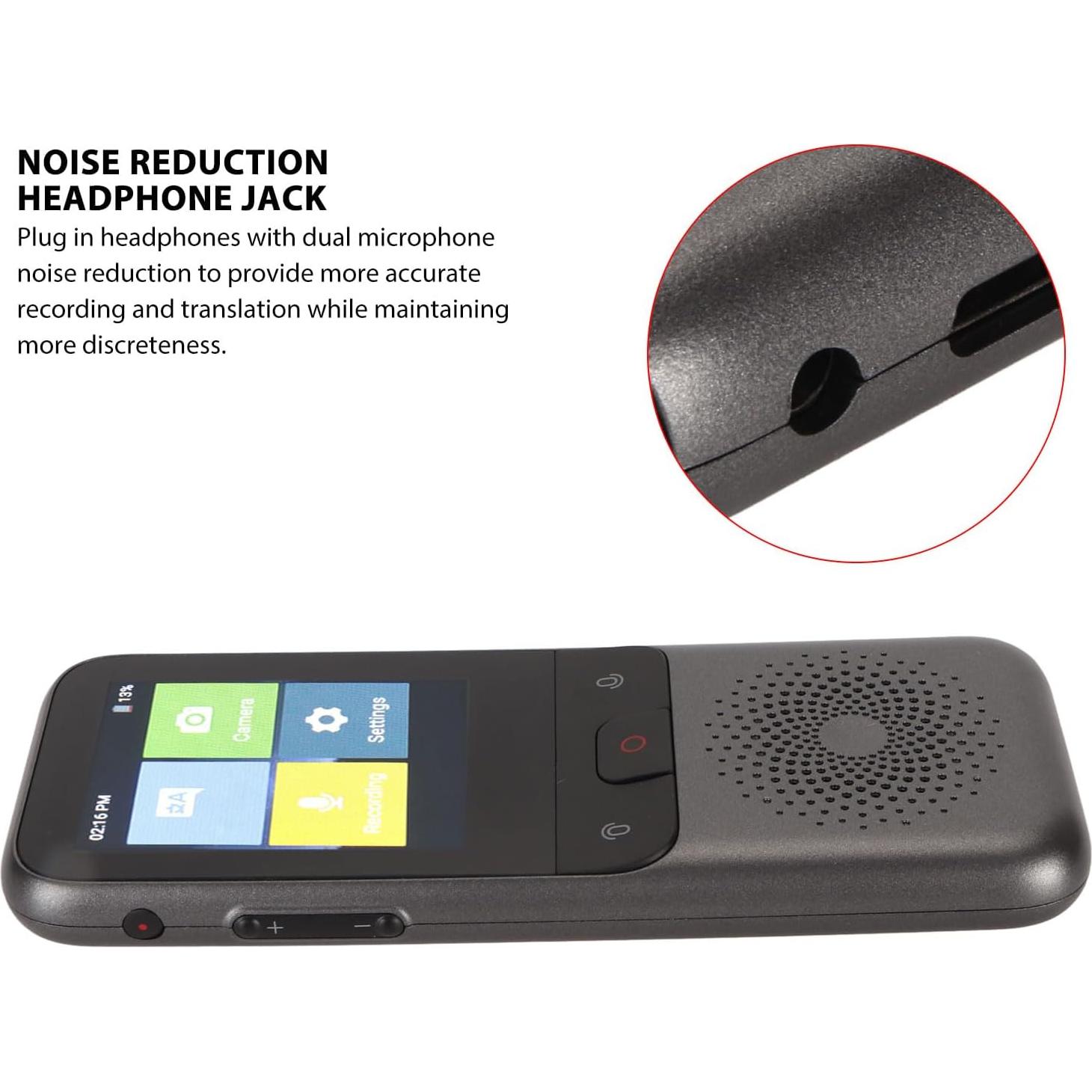 Traductor de Voz AI Luqeeg 2.4" 112 Idiomas en Línea