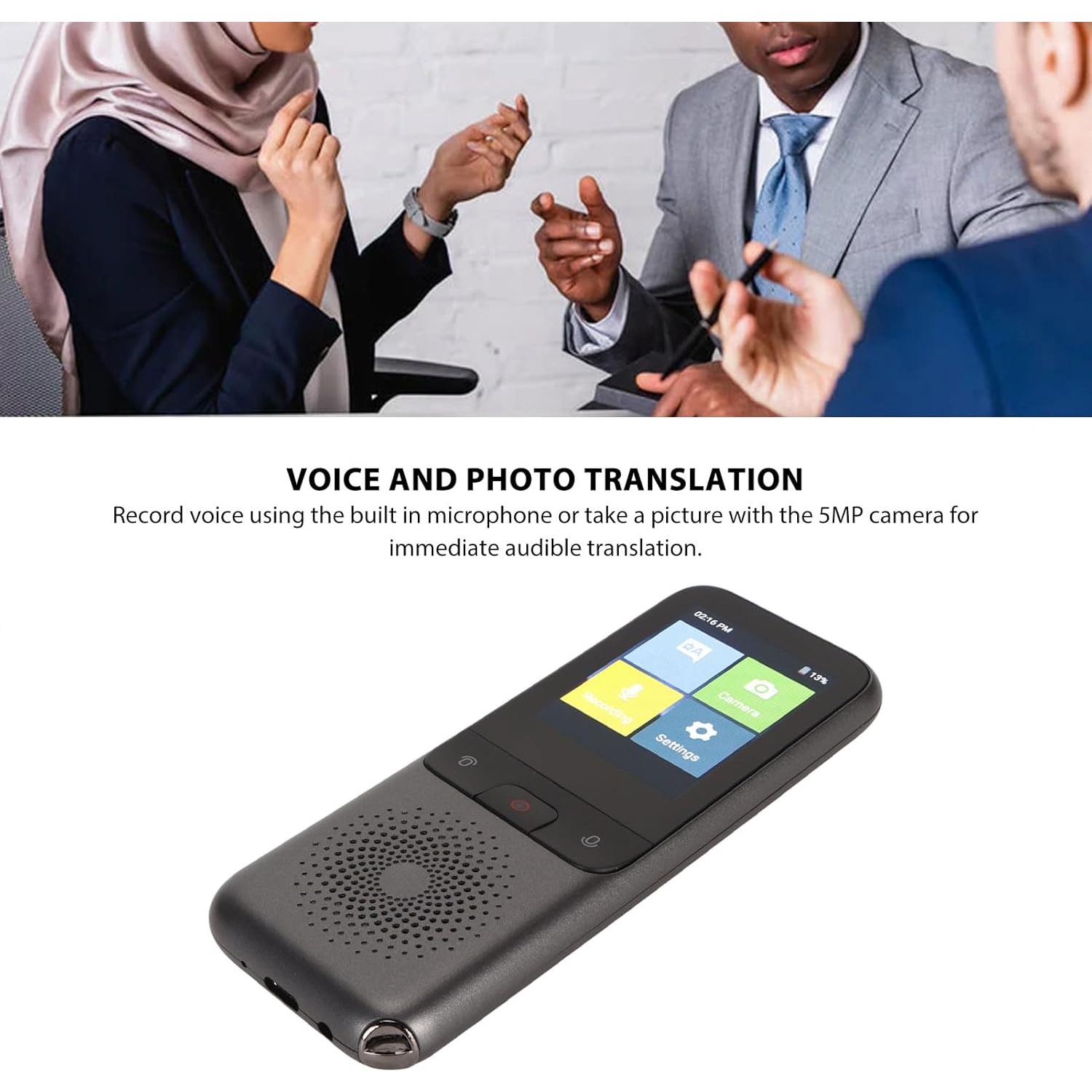 Traductor de Voz AI Luqeeg 2.4" 112 Idiomas en Línea