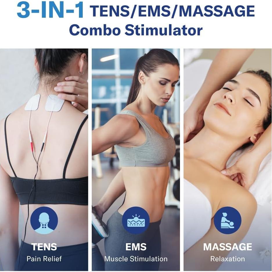 Alcedo Estimulador Muscular TENS EMS 41 Modos Alivio Dolor