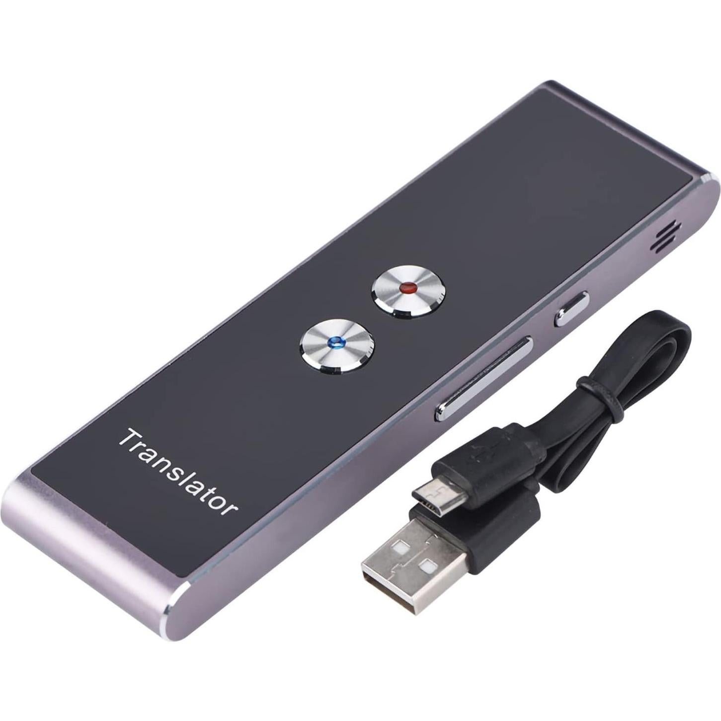 Traductor de Voz Inteligente SUNGOOYUE Multilenguaje Gris