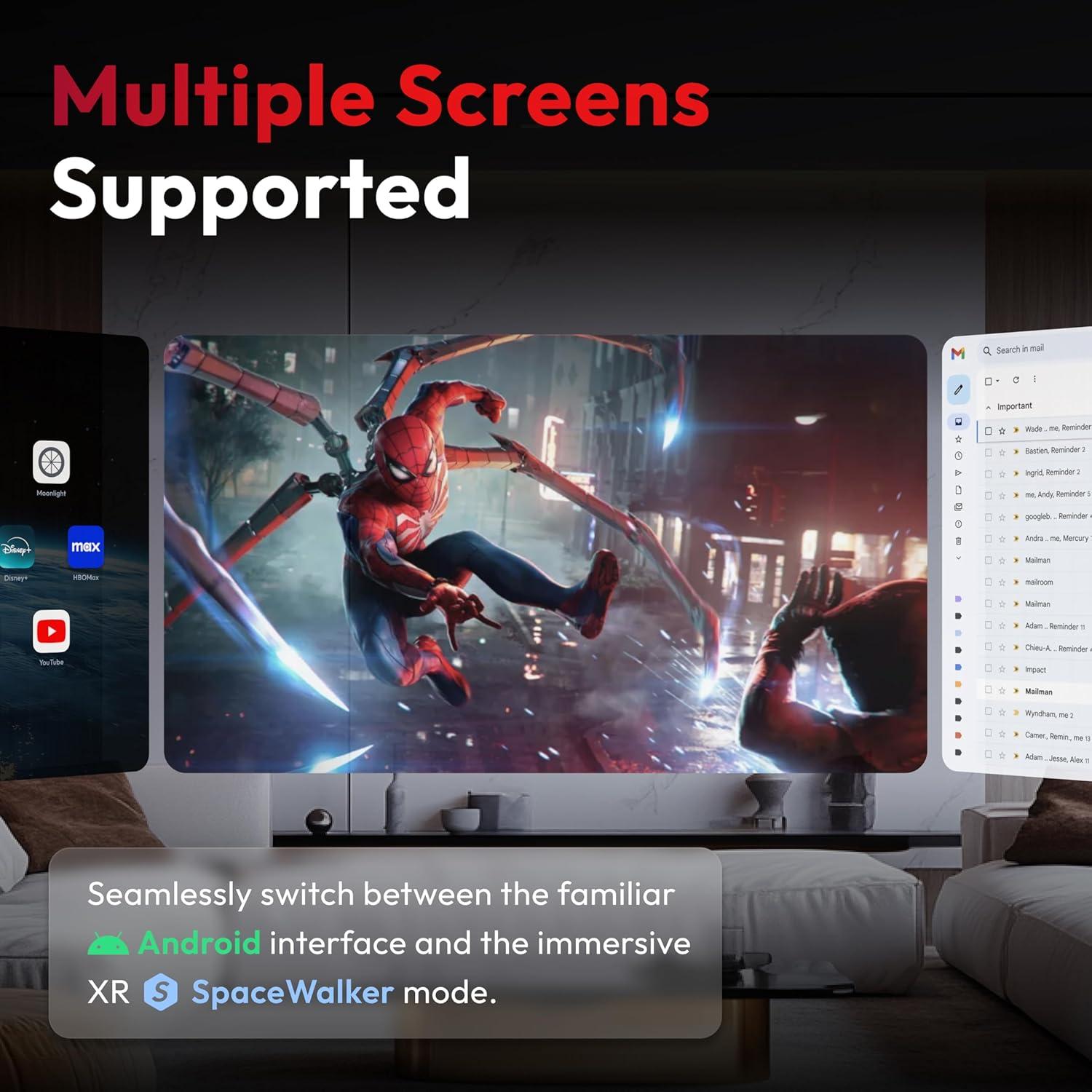 VITURE Pro Neckband 12GB/256GB, Juegos y Streaming Inalámbrico
