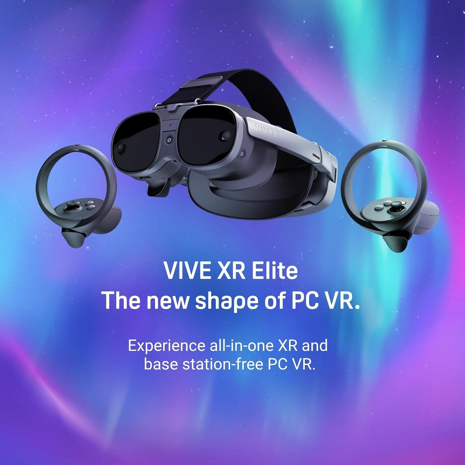 Auriculares VR HTC Vive XR Elite - Paquete Deluxe con Accesorios