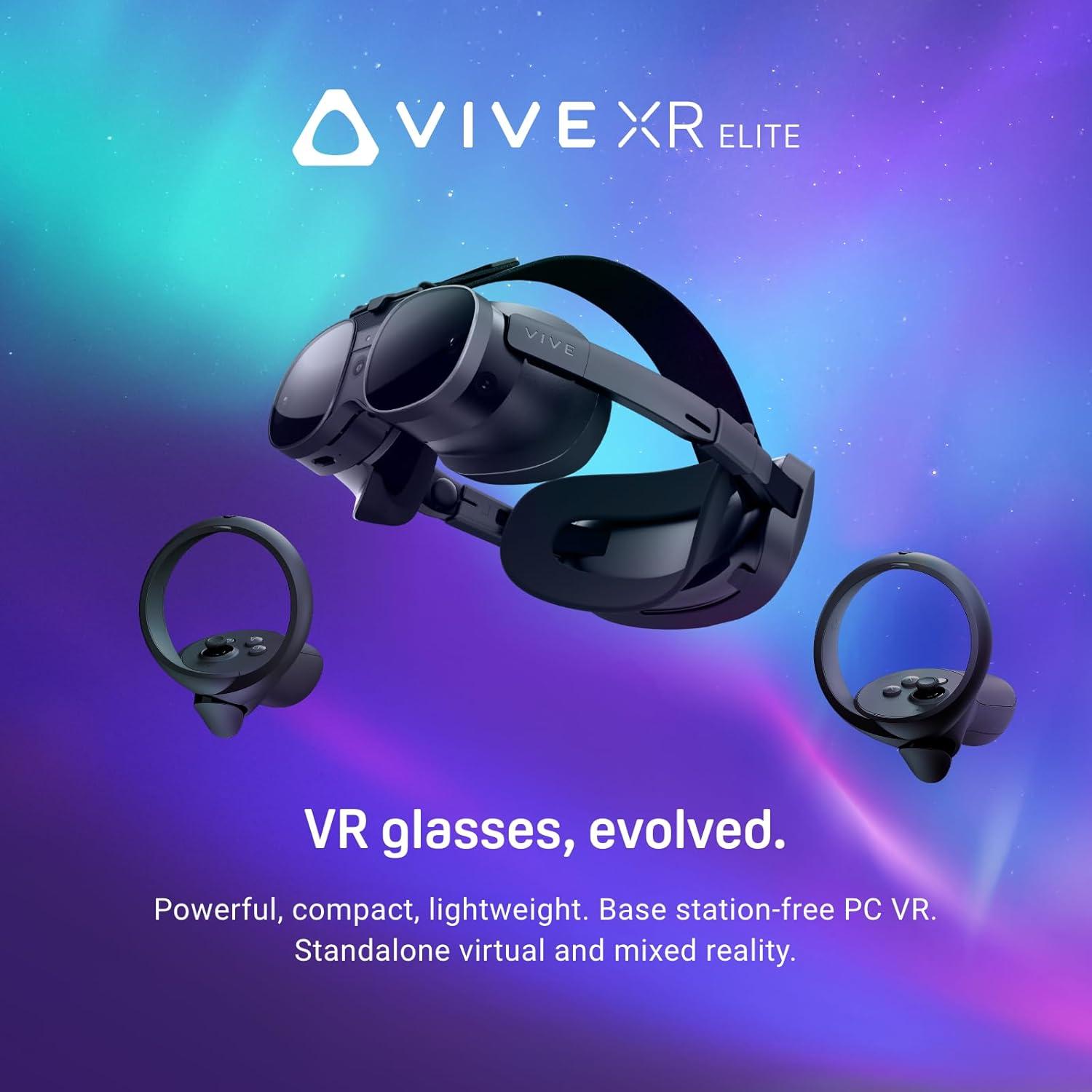 Auriculares VR HTC Vive XR Elite - Paquete Deluxe con Accesorios