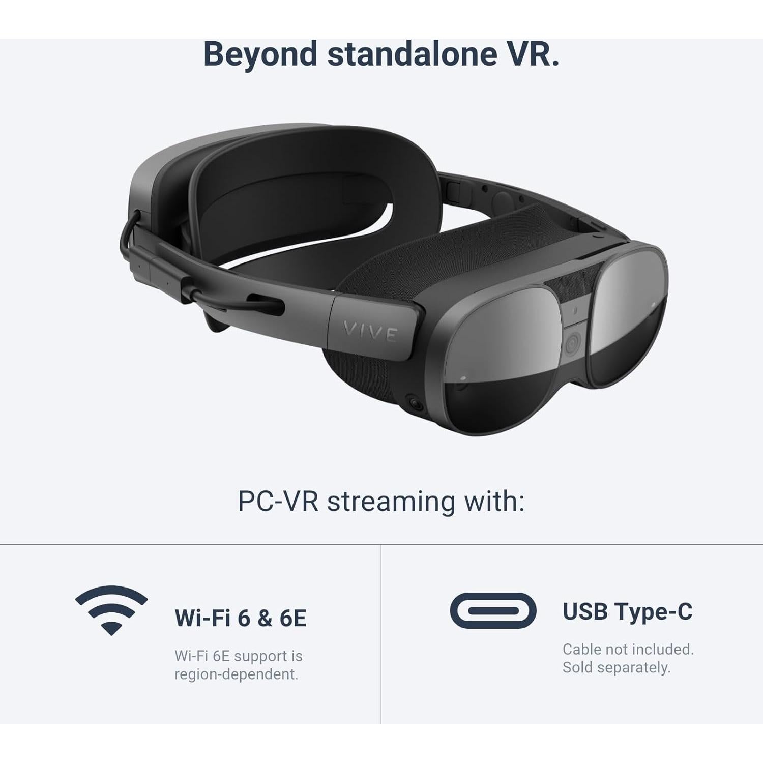 Auriculares VR HTC Vive XR Elite - Paquete Deluxe con Accesorios