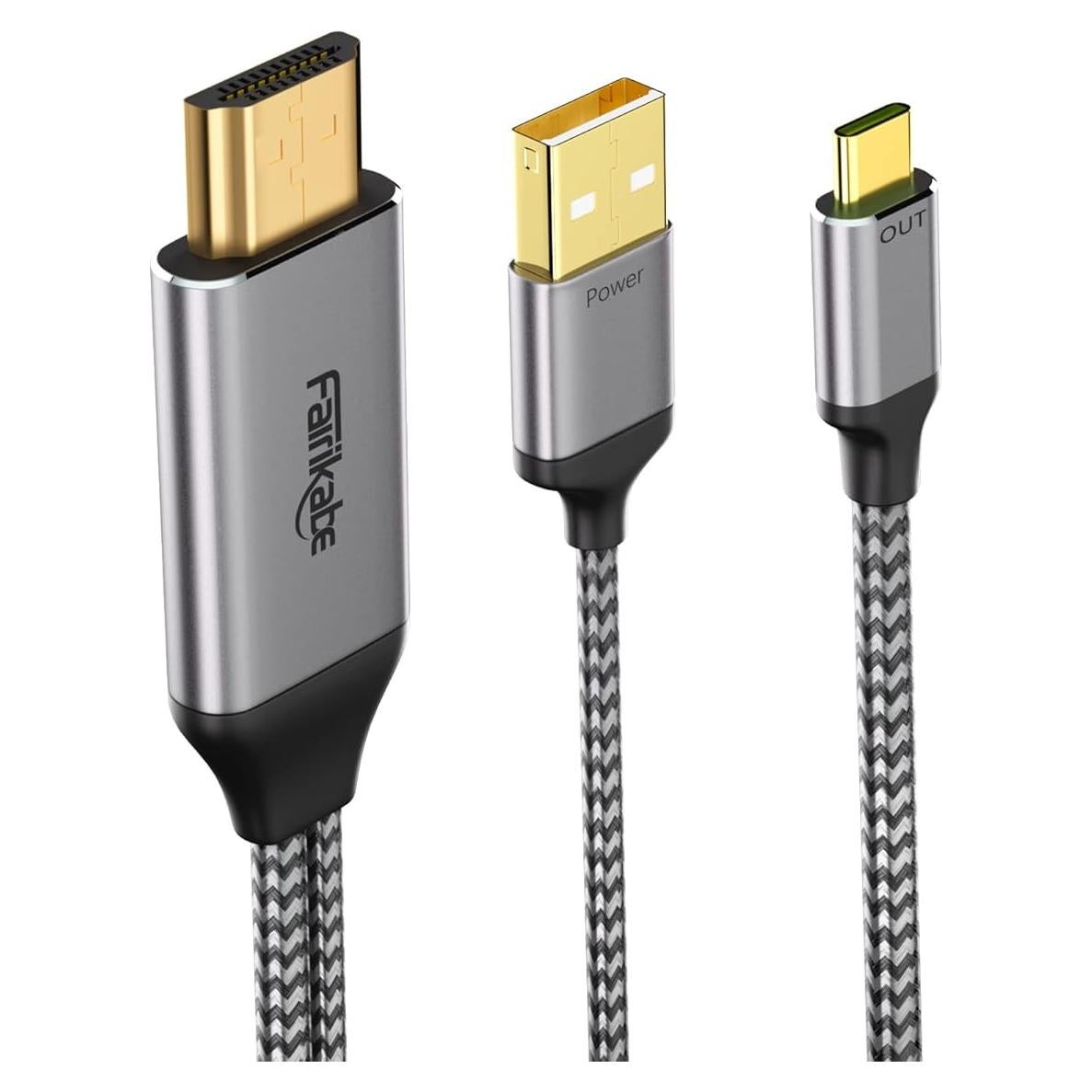 Cable HDMI a USB C Fairikabe 2m 4K 60Hz para Monitores