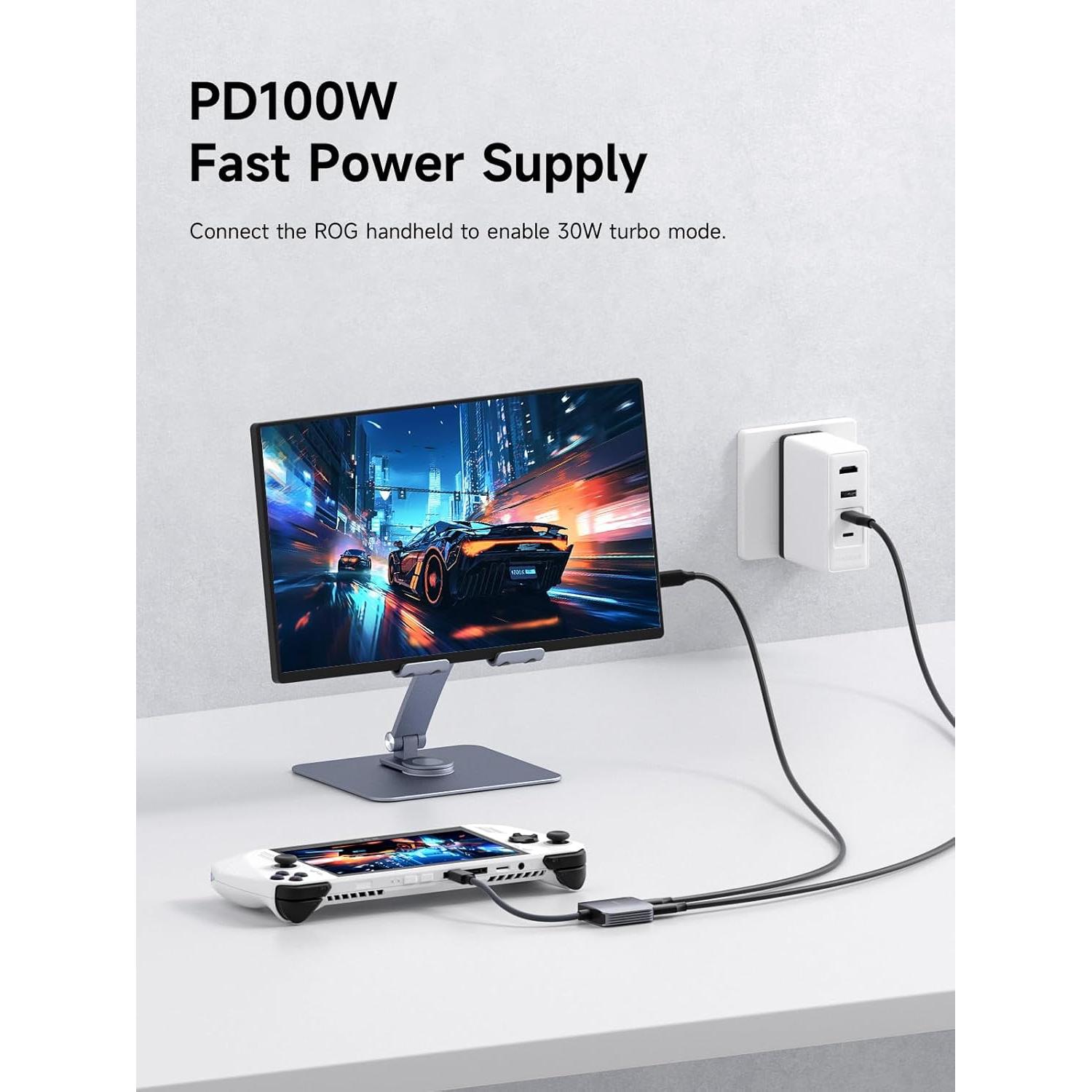 Adaptador USB-C a Gafas AR Hagibis 8K 100W Carga Rápida