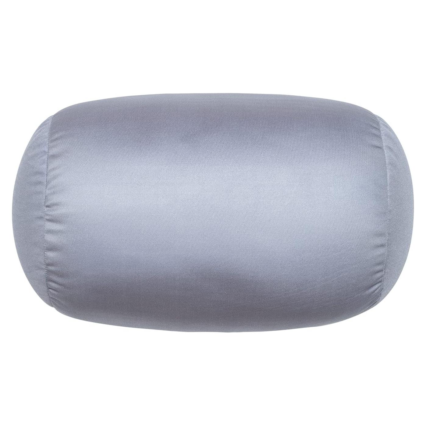 Almohada Bolster de Microperlas Focustree Gris Oscuro 30.48 cm