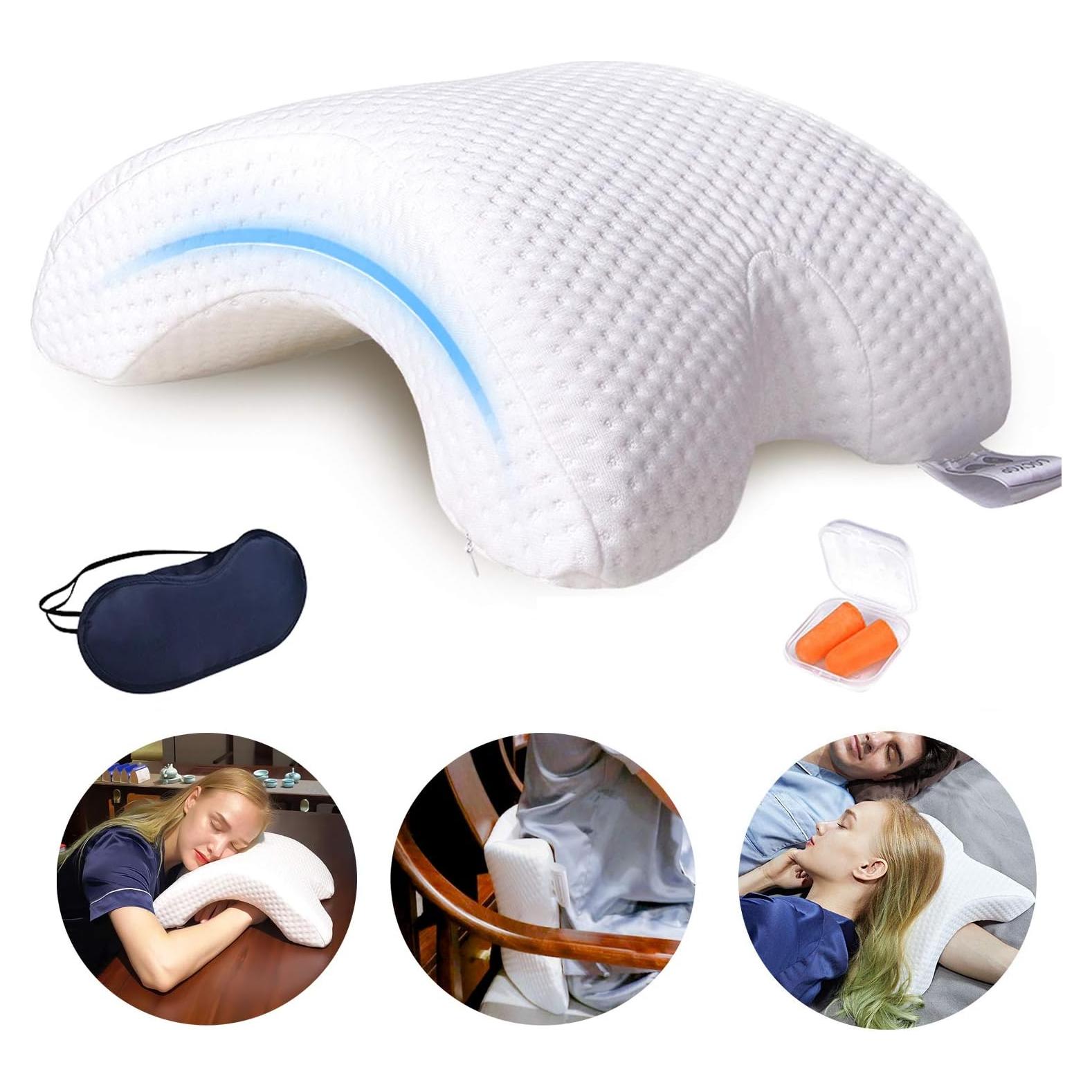 Almohada de Abrazo ALEVMOOM con Espuma de Memoria 38x36cm