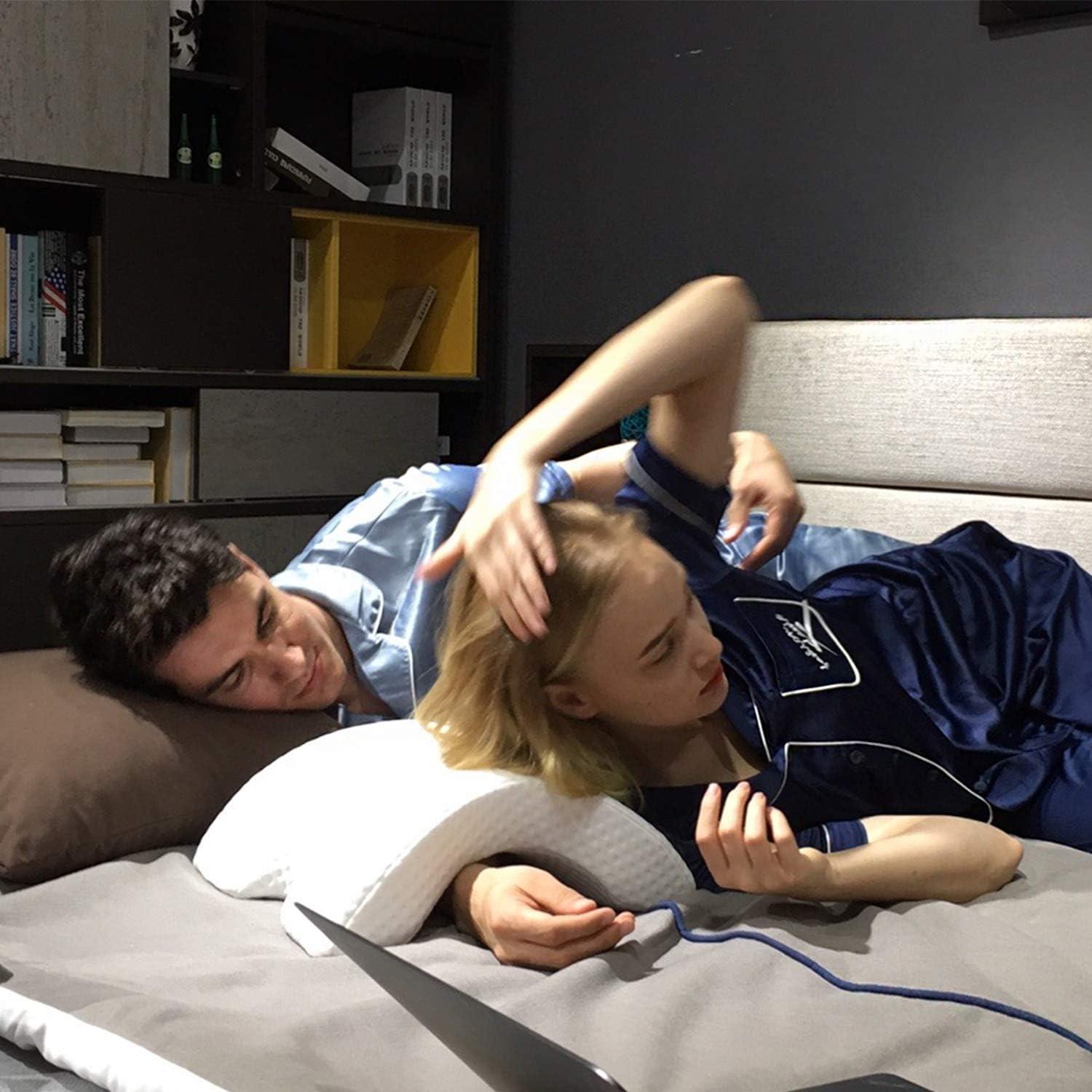 Almohada de Abrazo ALEVMOOM con Espuma de Memoria 38x36cm