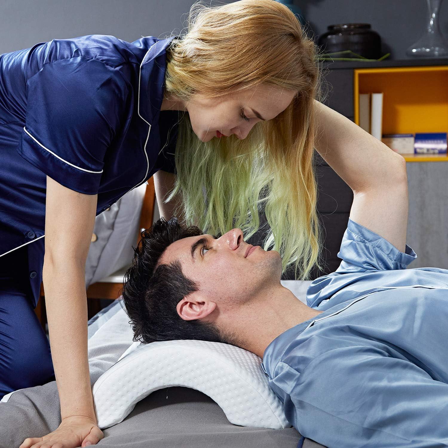 Almohada de Abrazo ALEVMOOM con Espuma de Memoria 38x36cm