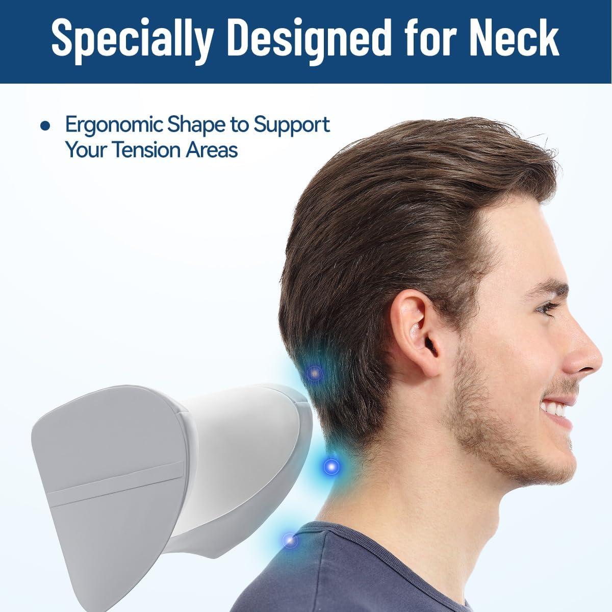 Almohada Ergonómica PouHenier.jh para Cuello y Cabeza - Espuma de Memoria