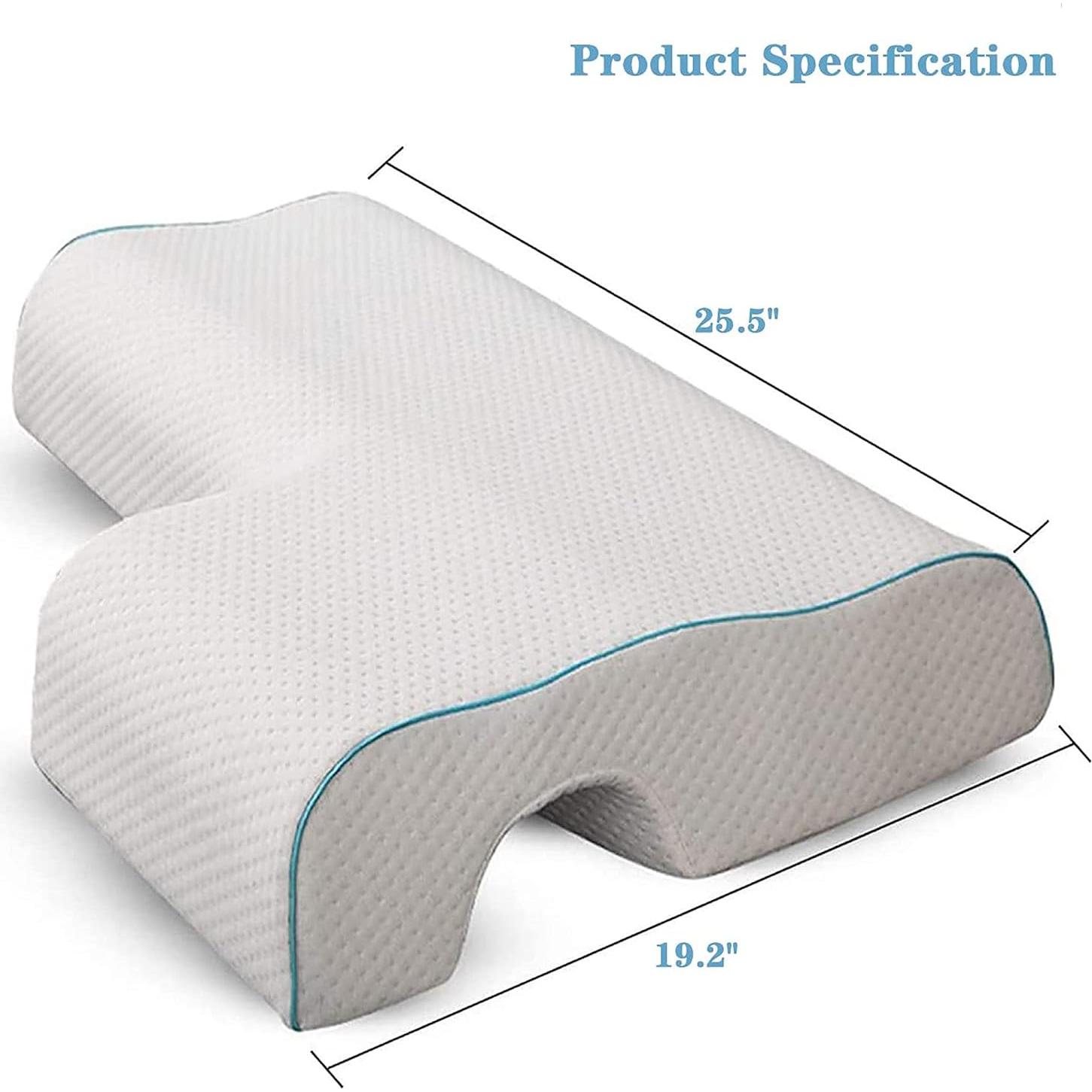 Cojín de Abrazo Arqueado JACKGOLD para Parejas Espuma Memoria