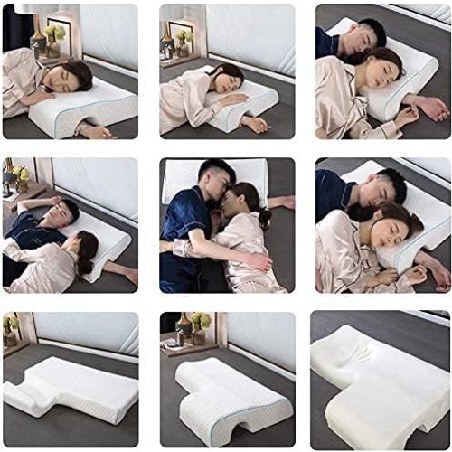 Cojín de Abrazo Arqueado JACKGOLD para Parejas Espuma Memoria