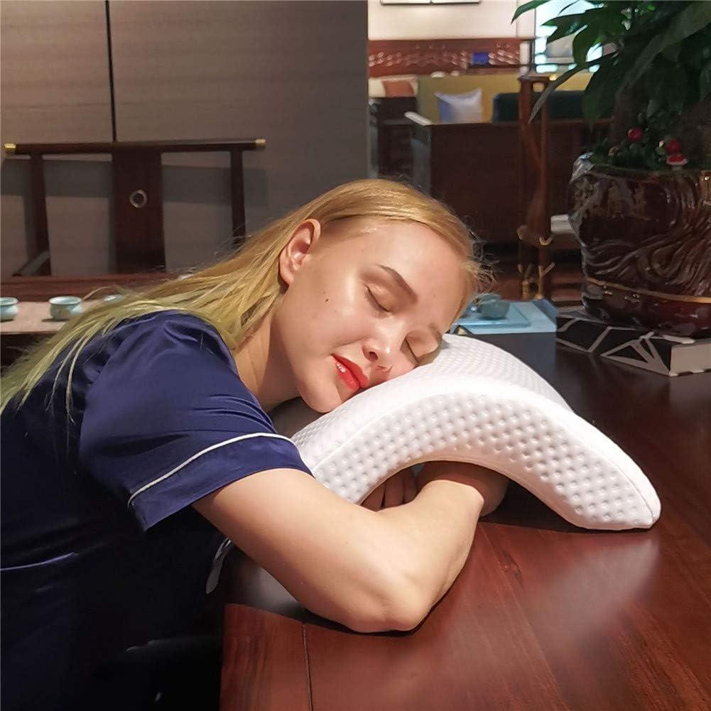 Memory Foam Pillow with Arm Hole,Anti-Hand Numb Desk Nap Sleeping Pillow Multifunction Health Neck Couple Pillow 2019 Patent,1Pack