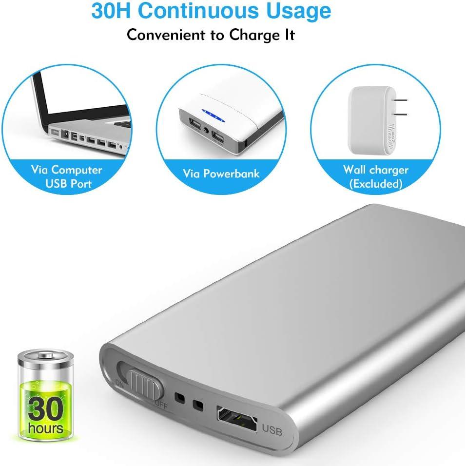 Estimulador Muscular TEC.BEAN TENS 24 Modos Recargable Plata