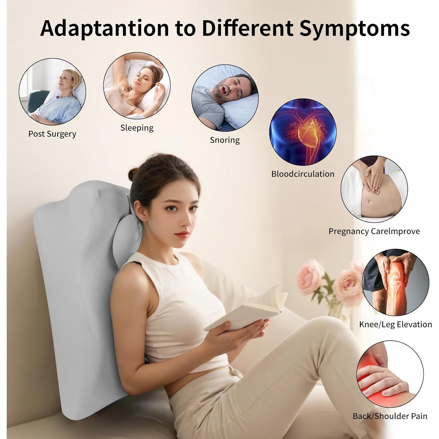 Almohada Ergonomica Relax Cush Gris - Espuma Viscoelástica