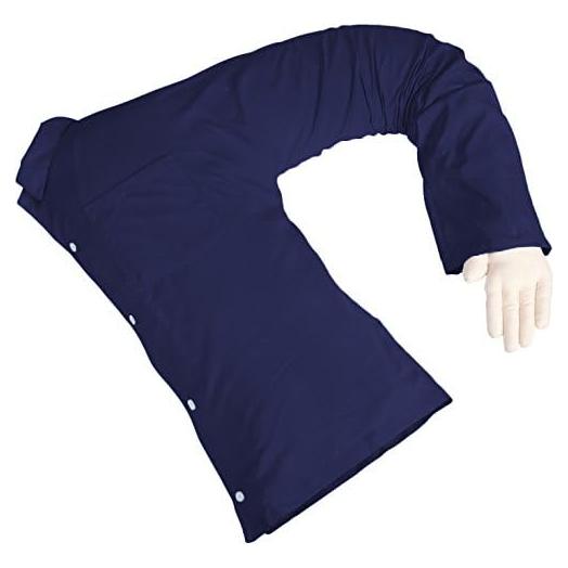 Almohada Novio Deluxe Comfort - Azul Oscuro, 55.88x50.8 cm