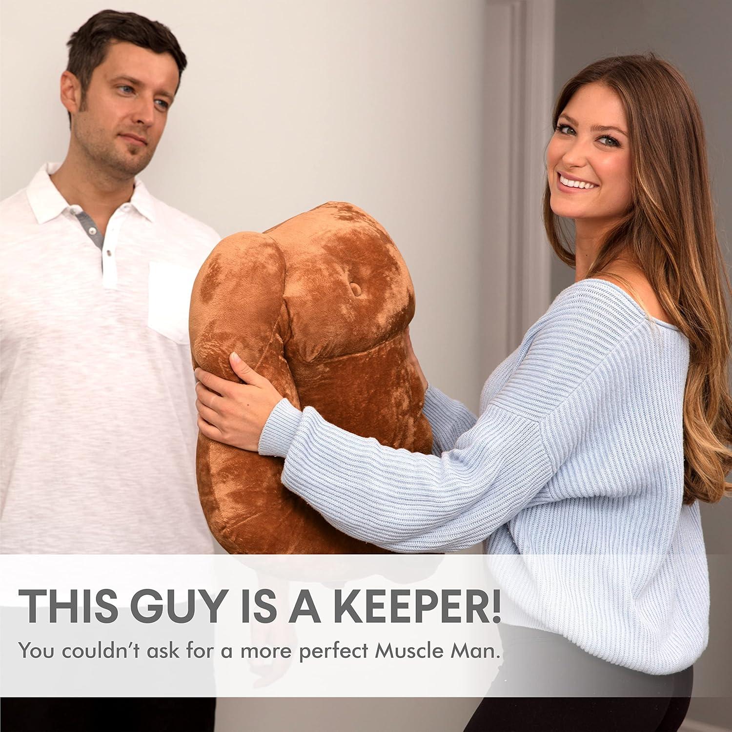 Almohada Hombre Musculoso Deluxe Comfort - 100% Algodón