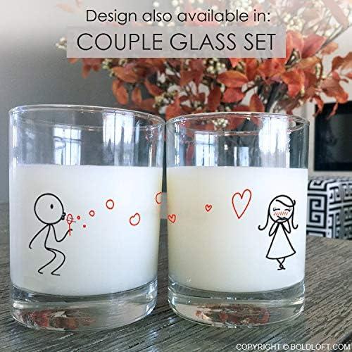 BoldLoft Fundas de Almohada para Parejas 50.8x76.2cm Algodón