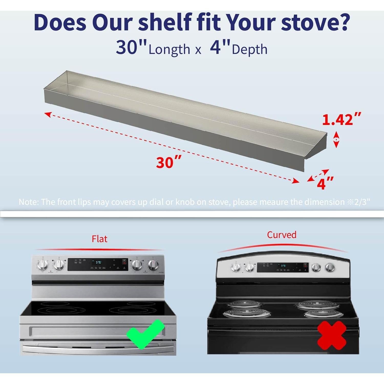 Estante Magnético IIIOIIIA para Cocina 76.2 cm Acero Inoxidable