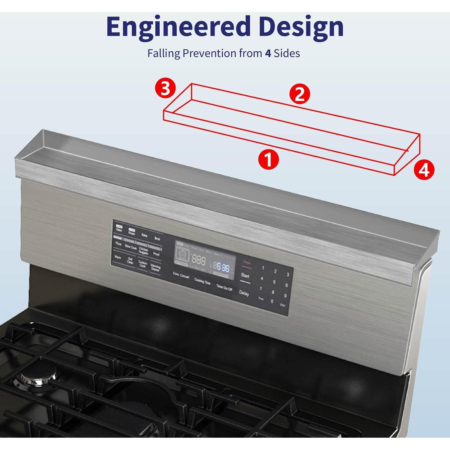 Estante Magnético IIIOIIIA para Cocina 76.2 cm Acero Inoxidable