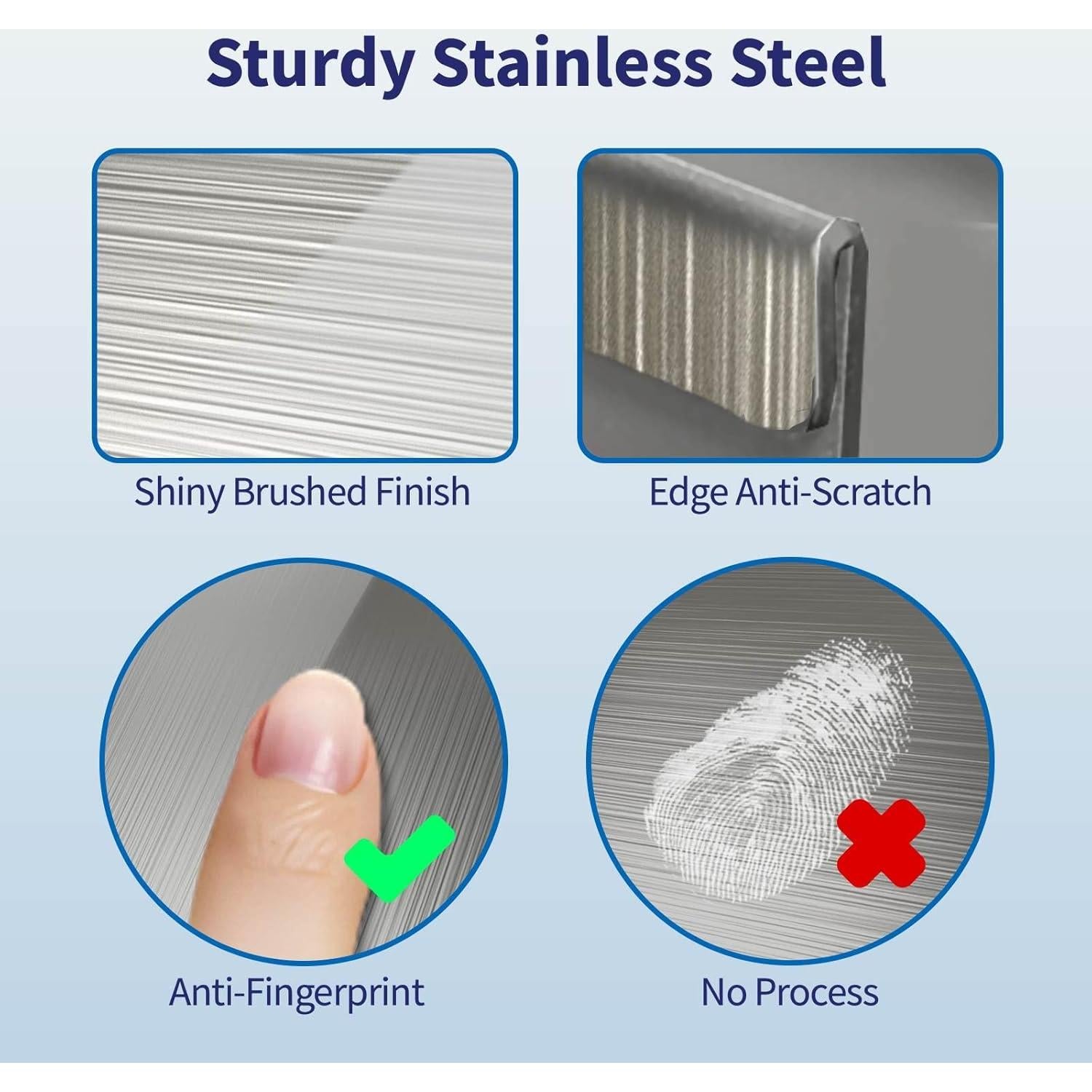 Estante Magnético IIIOIIIA para Cocina 76.2 cm Acero Inoxidable