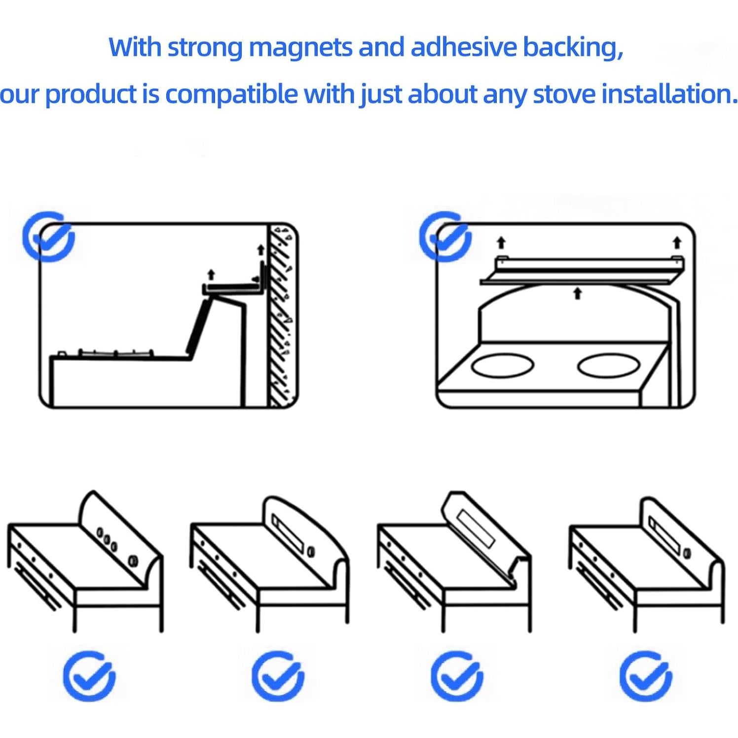 Estante Magnético Ajustable SZJHXIN para Especias 38-76 cm