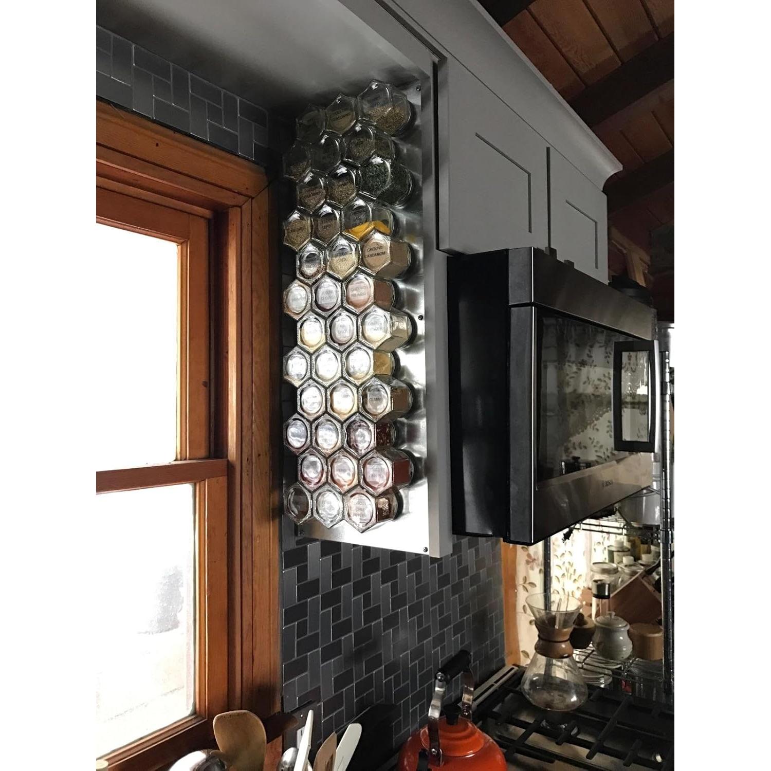 Base de Placa de Pared Gneiss Spice Acero Inoxidable 50.8x25.4 cm