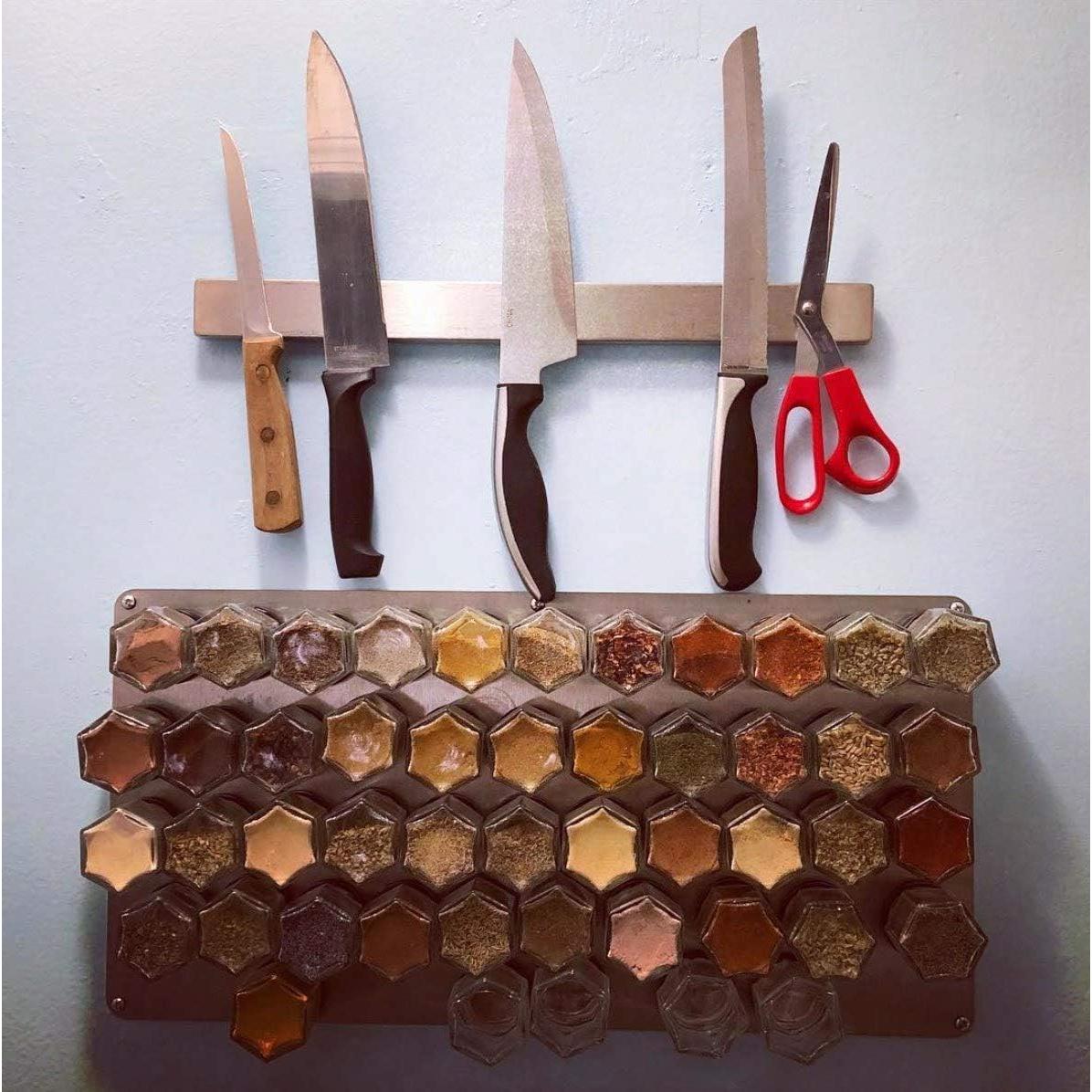 Base de Placa de Pared Gneiss Spice Acero Inoxidable 50.8x25.4 cm