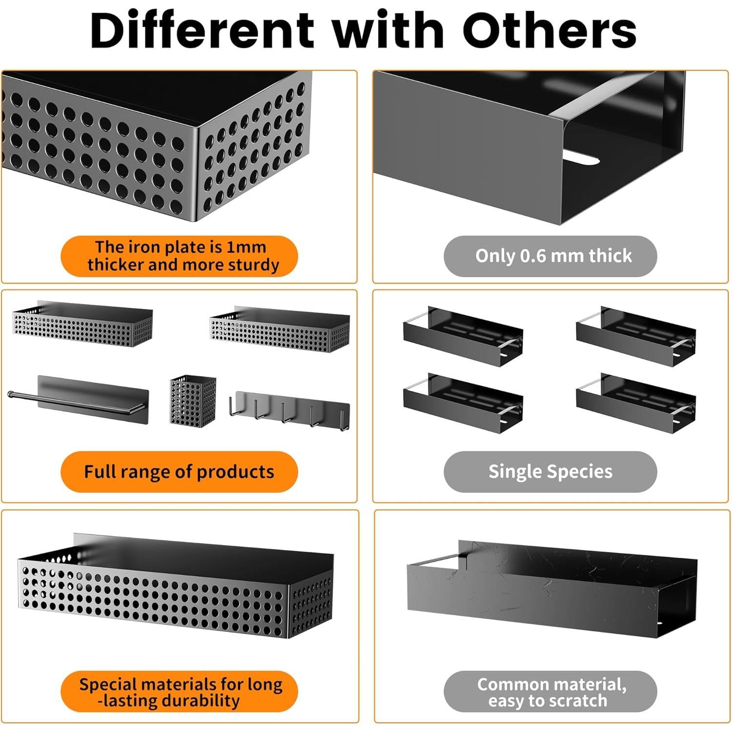 Estante Magnético para Especias Toosci 2 Niveles 5 kg