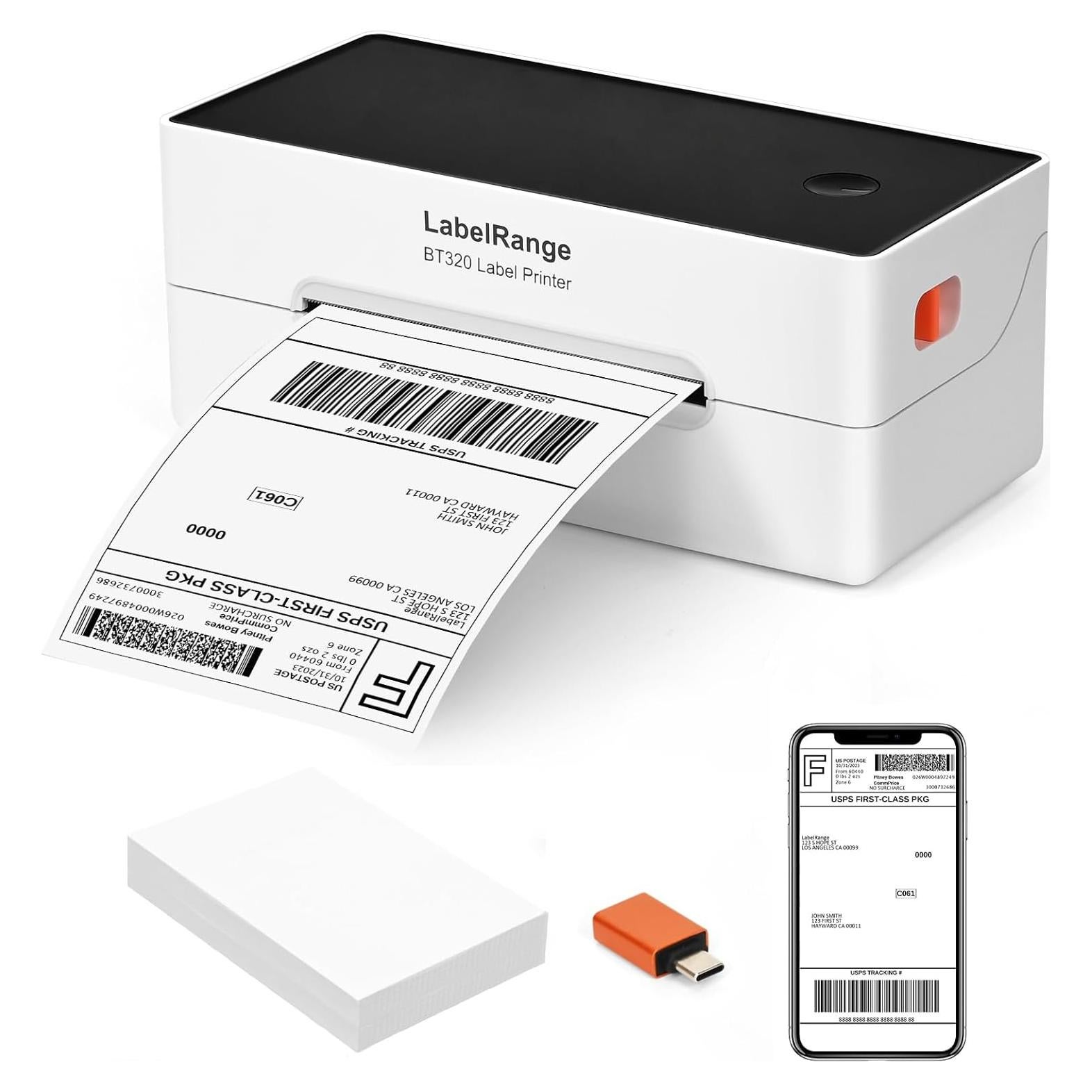 Impresora de Etiquetas Bluetooth LabelRange BT320 4x6"