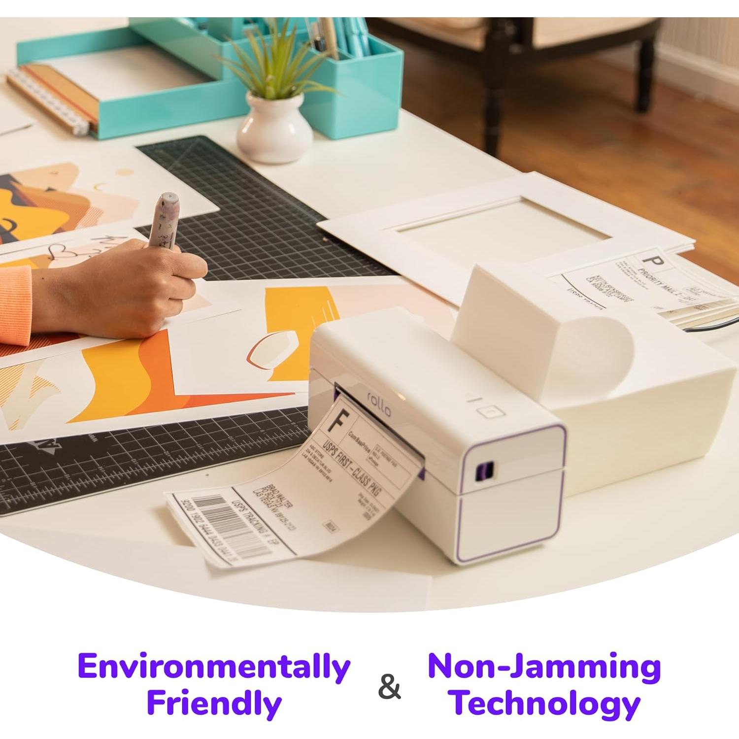 Rollo de Etiquetas Térmicas 500 Piezas 10.16x15.24 cm Rollo