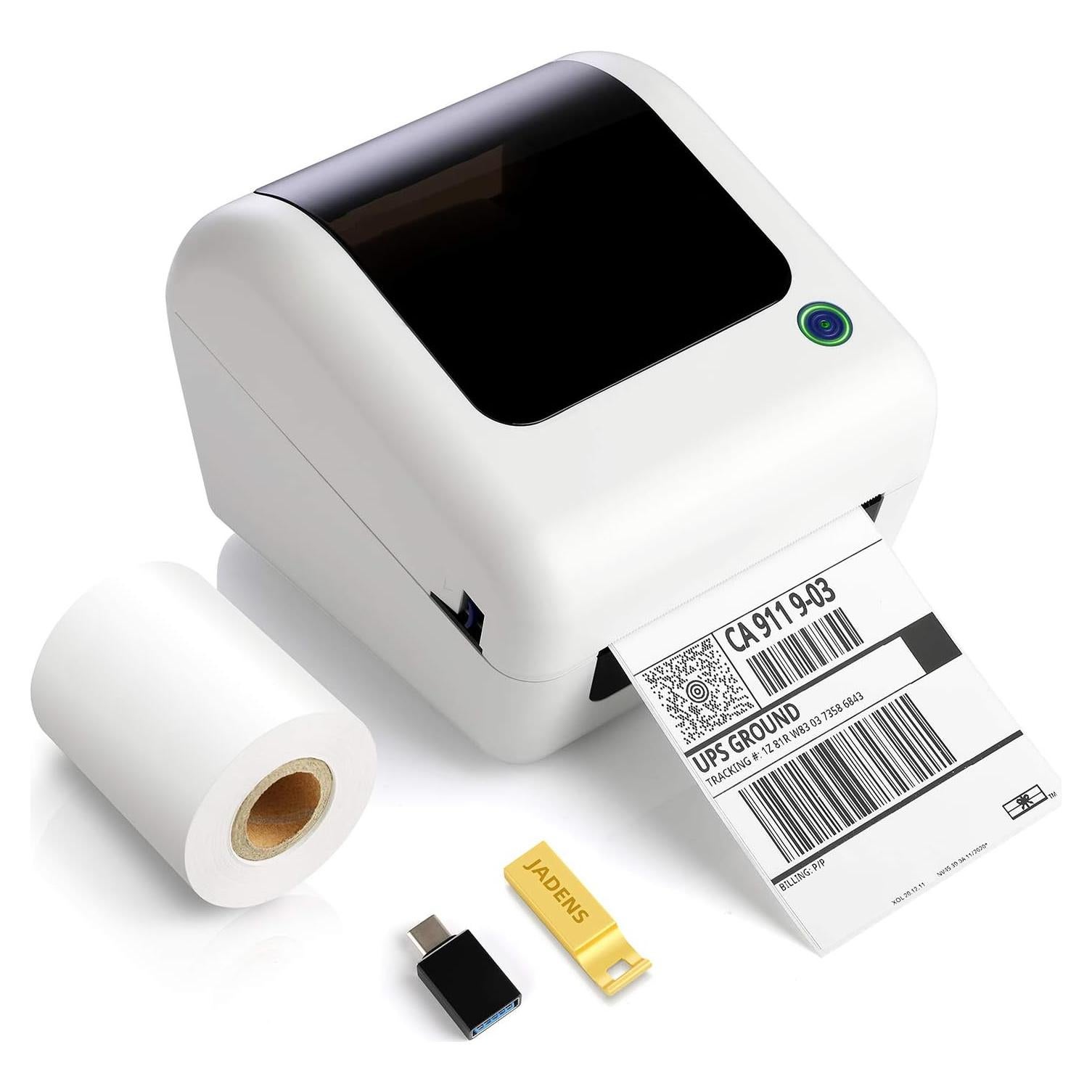 Impresora de Etiquetas Térmicas Bluetooth JADENS JD-168BT 4x6