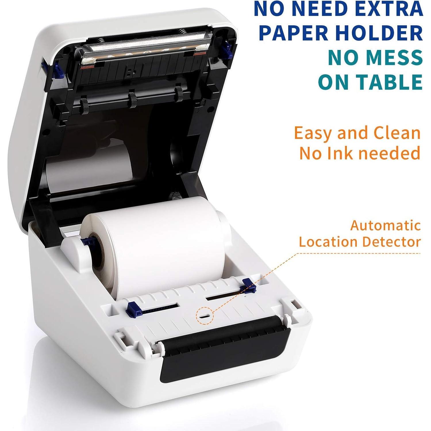 Impresora de Etiquetas Térmicas Bluetooth JADENS JD-168BT 4x6