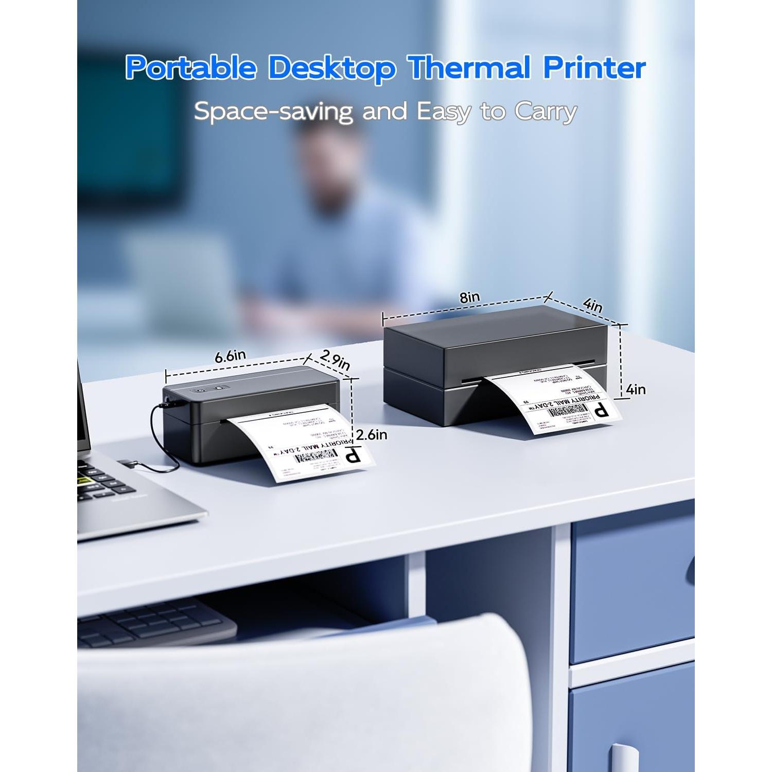 Impresora de Etiquetas Térmicas ASprink 2410 Bluetooth 4x6