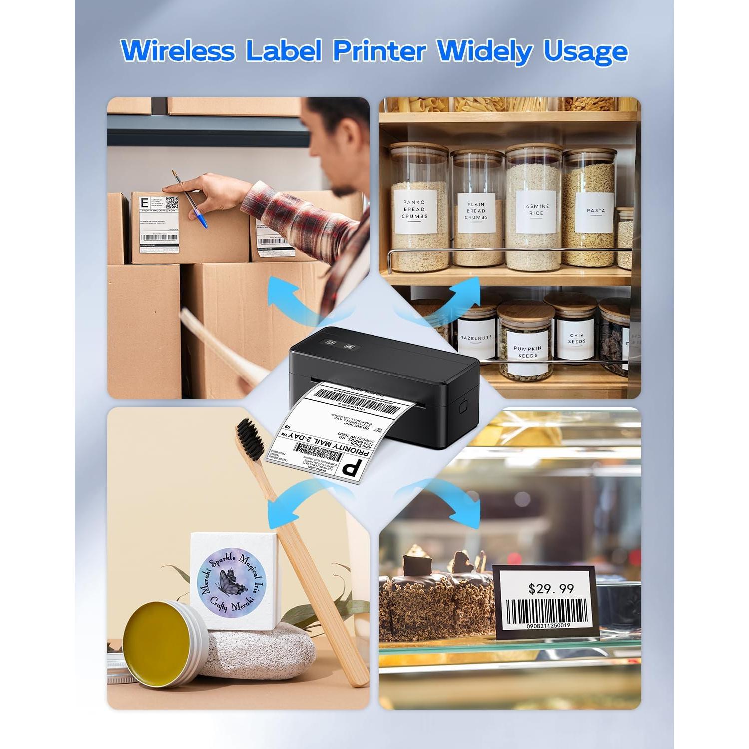 Impresora de Etiquetas Térmicas ASprink 2410 Bluetooth 4x6