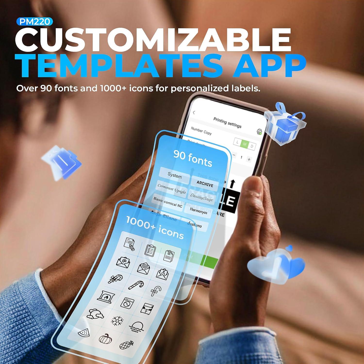 Impresora de Etiquetas Nelko PM220 Bluetooth 2" Portátil