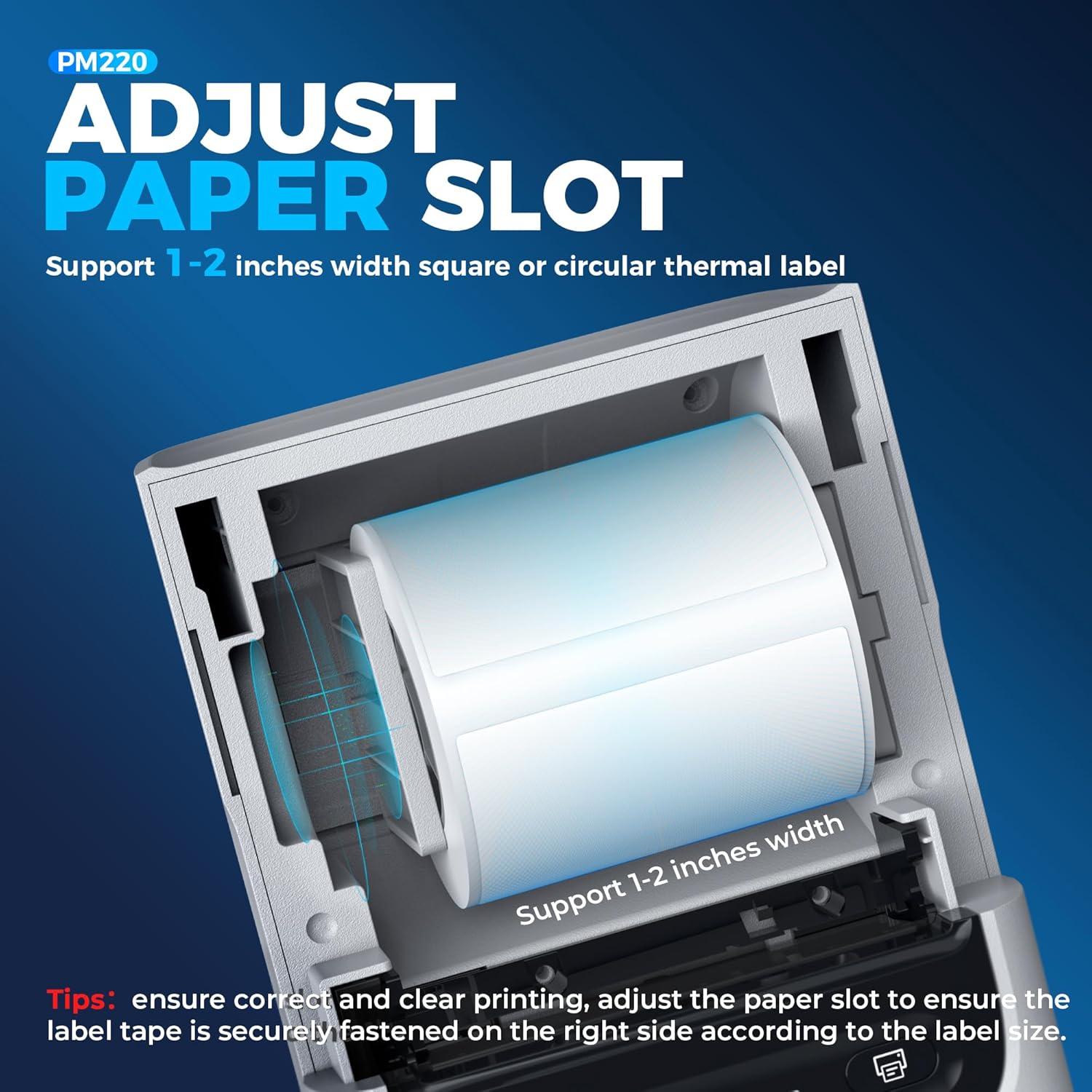 Impresora de Etiquetas Nelko PM220 Bluetooth 2" Portátil