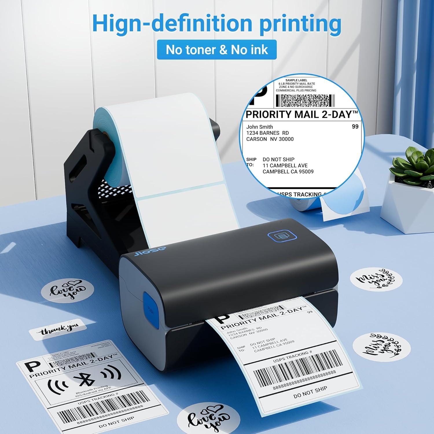 Impresora Térmica de Etiquetas Jiose J500 - 203 DPI, Bluetooth