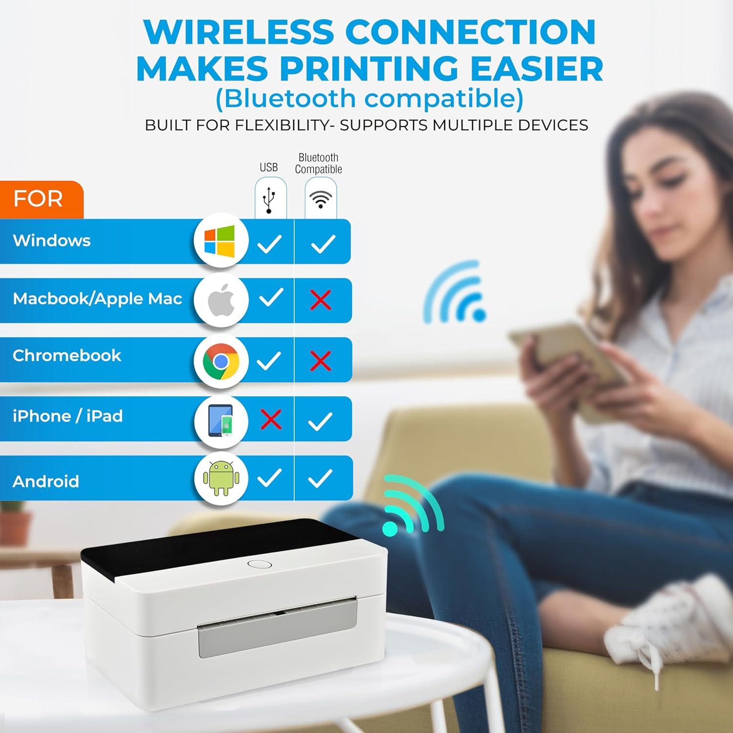 Impresora de Etiquetas Térmicas Arkscan 2054N USB/Bluetooth 4x6