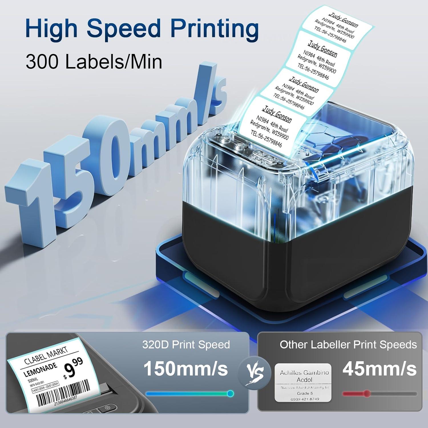 Impresora de Etiquetas CLABEL CT320D Bluetooth 7.62cm