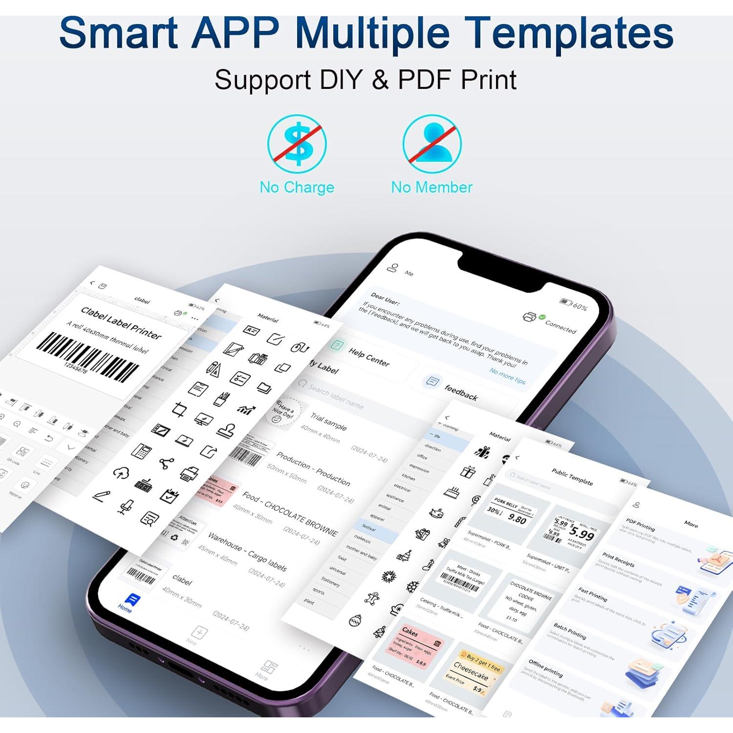 Impresora de Etiquetas CLABEL CT320D Bluetooth 7.62cm