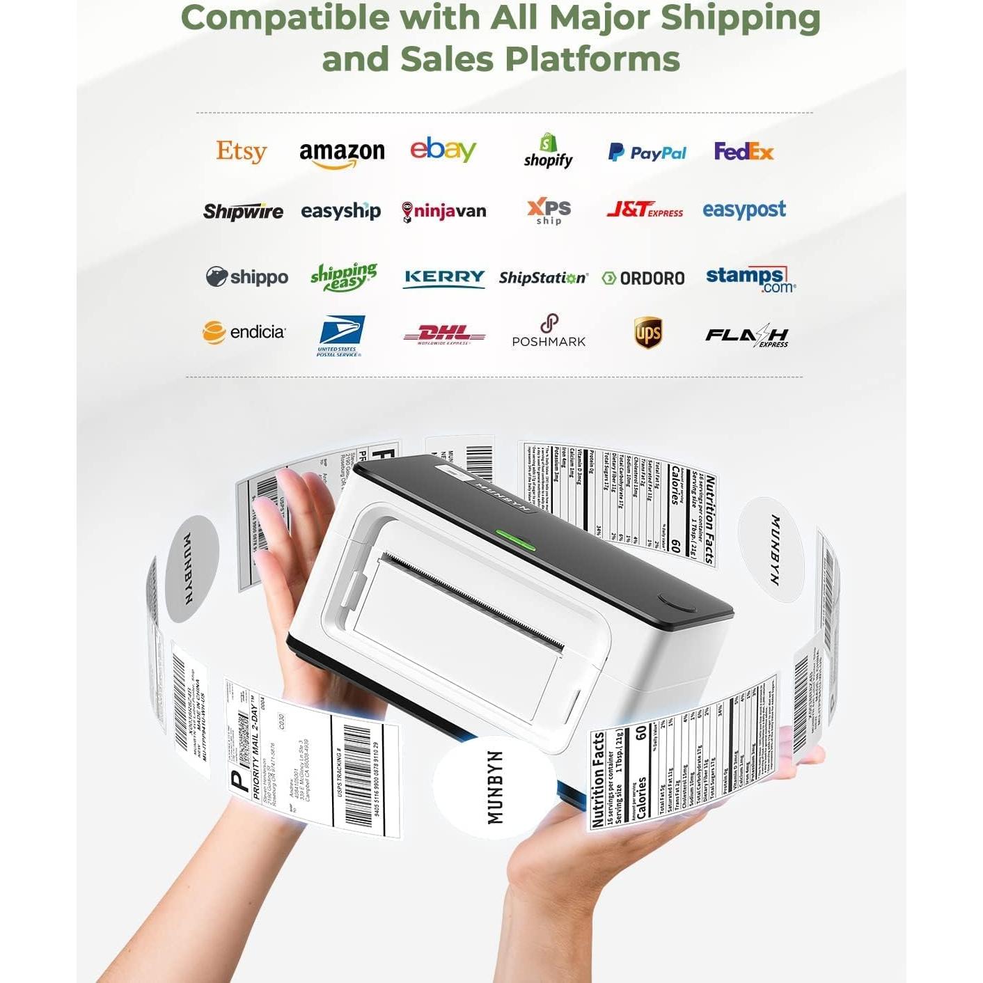 Impresora de Etiquetas MUNBYN RealWriter 941 Térmica USB 4x6